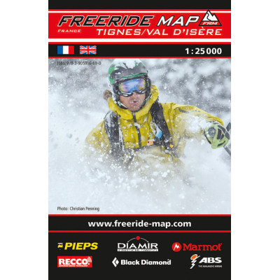 Freeride Map Tignes / Val...