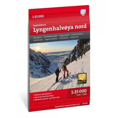 Lyngenhalvøya Nord carta...