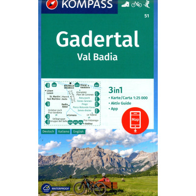 Val Badia 51 carta 1:25000