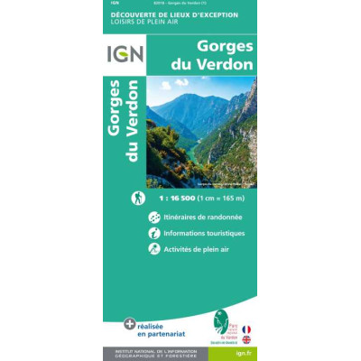 Gorges du Verdon carta...