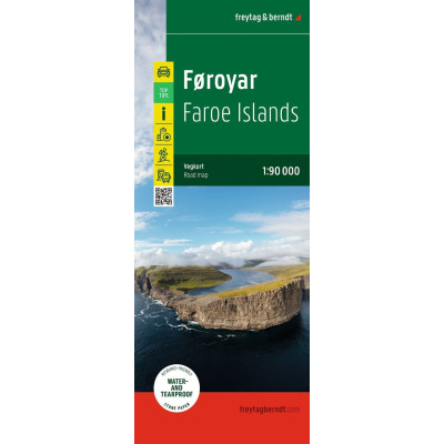 Isole Faroe carta in scala...