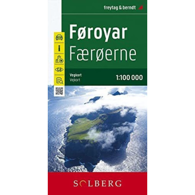 Isole Faroe - Mappa 1:100 000