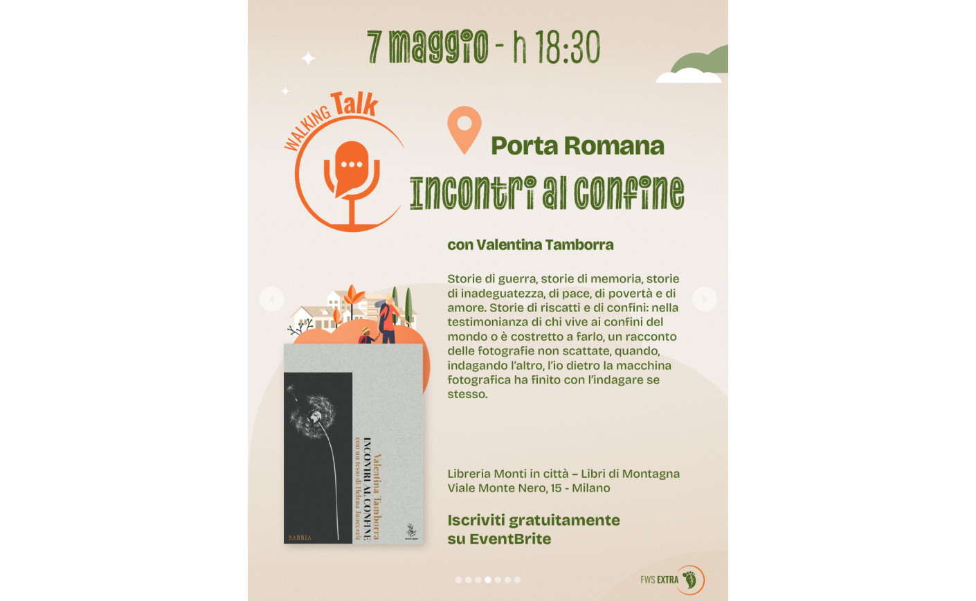 Camminare, il festival del Social Walking presenta  Incontri al confine, con Valentina Tamborra