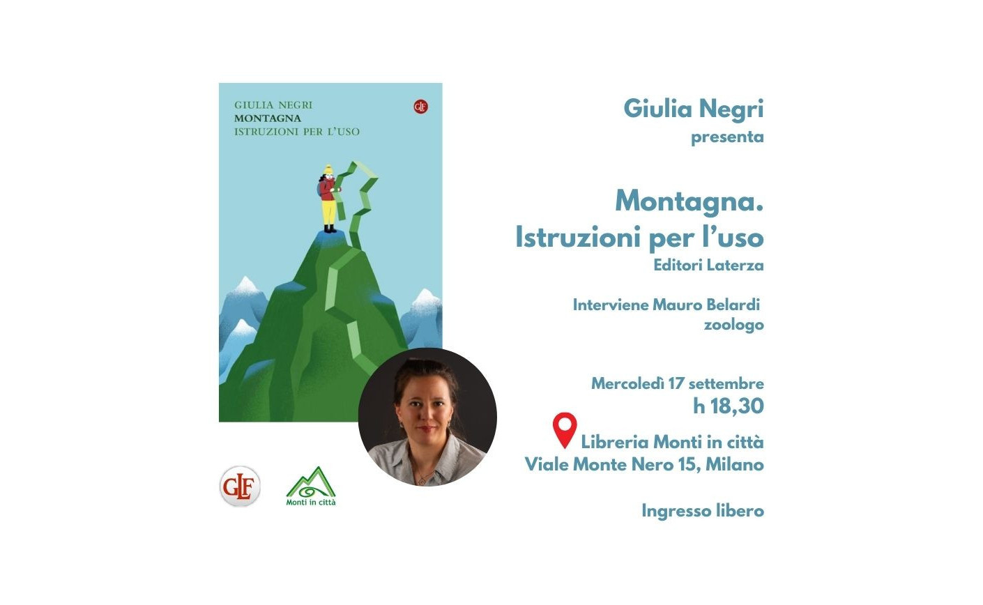 Giulia Negri presenta Montagna. Istruzioni per l'uso