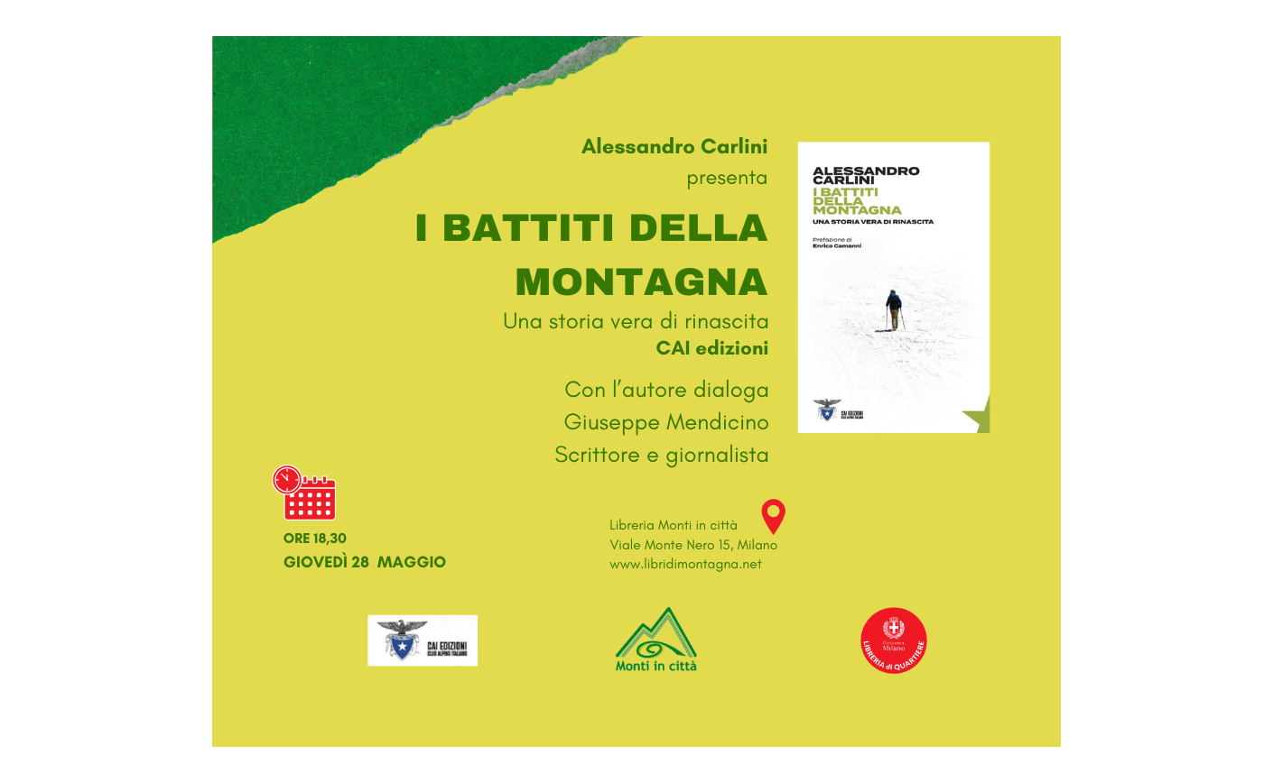 Alessandro Carlini presenta I battiti della montagna